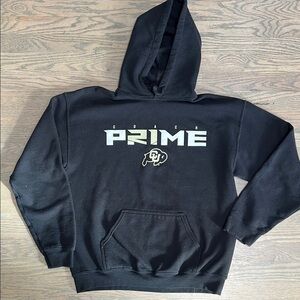 Deion Sanders Colorado Buffaloes Coach Prime Pullover Hoodie - Black. Size M